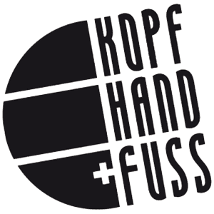 KOPF, HAND + FUSS - Berlin Logo